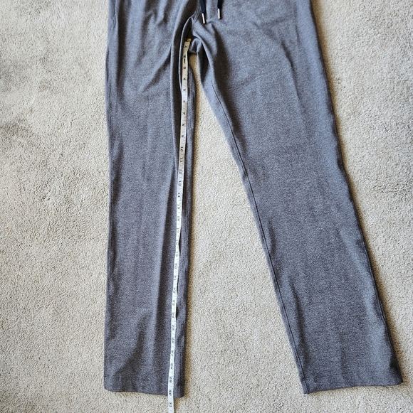Lululemon On The Fly Pants Full Length Grey Office Scrubs Joggers Work Size 8 - Picture 11 of 15
